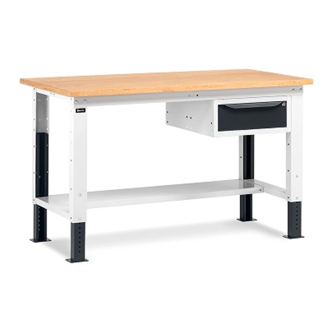 Vendita online Banco Work Up 1501 piano Multiplex mm.1500x750x732/1107H - Grigio RAL7035+RAL7016